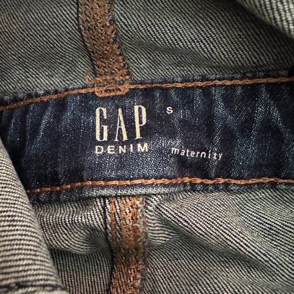 Gap Maternity Overalls Jeans Women's size MEDIUM - Picture 3 of 7